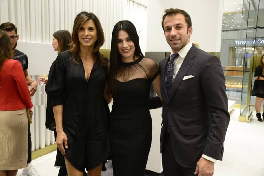 Los Angeles, con Del Piero e la moglie c&#39; anche Elisabetta Canalis